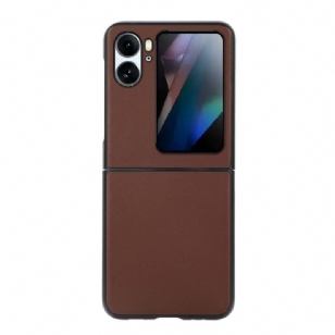 Coque Oppo Find N2 Flip Cuir Véritable