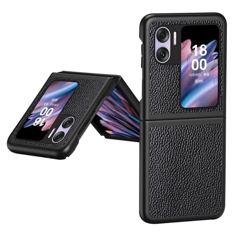 Coque Oppo Find N2 Flip Simili Cuir Litchi