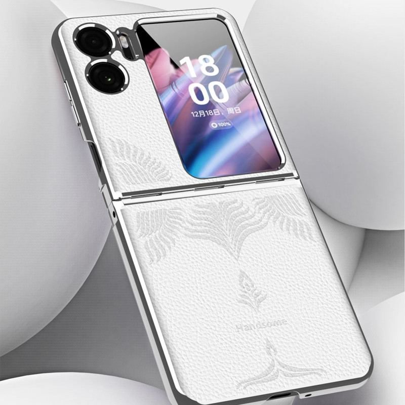 Coque Oppo Find N2 Flip Style Cuir Litchi