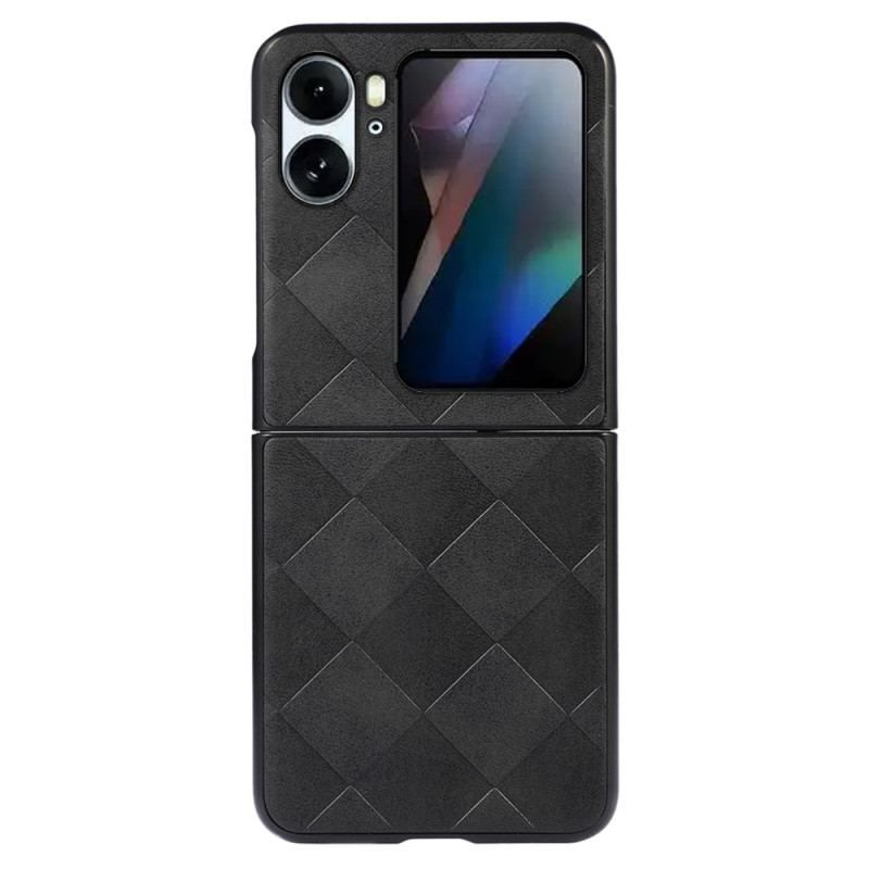 Coque Oppo Find N2 Flip Style Tissé