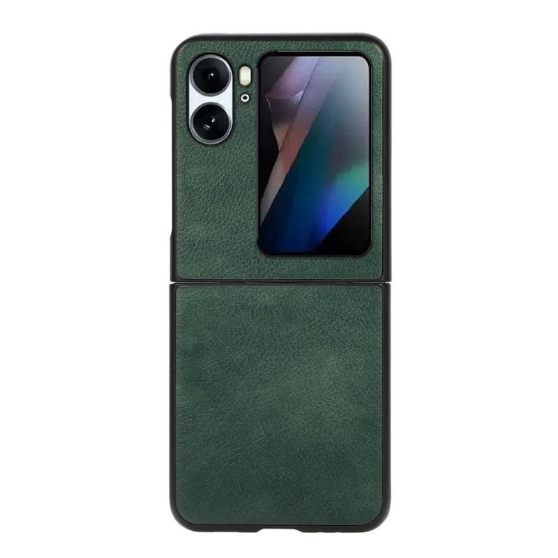 Coque Oppo Find N2 Flip Texture Cuir