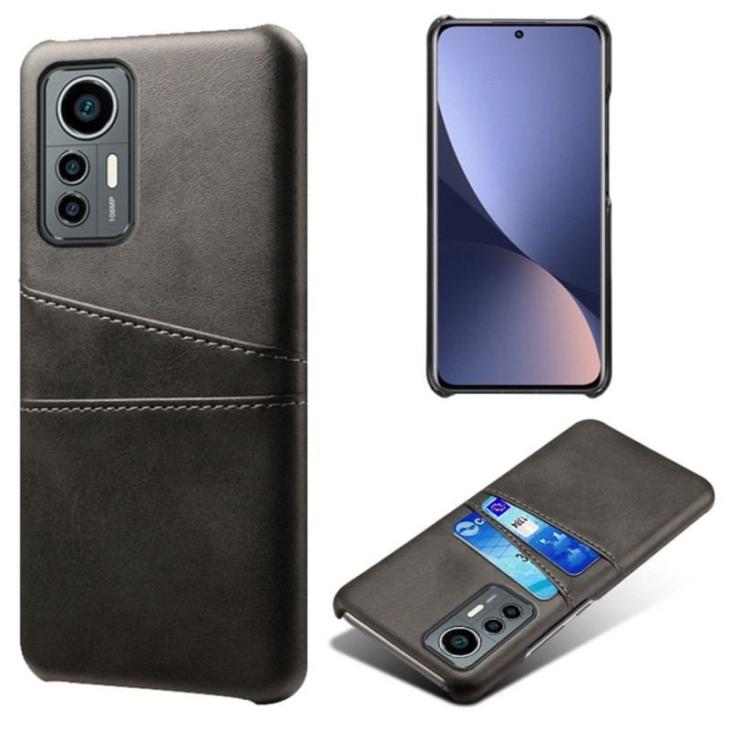 Coque Xiaomi 12 Lite Effet Cuir Porte-Cartes