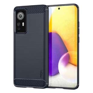 Coque Xiaomi 12 Lite Fibre Carbone Brossée MOFI