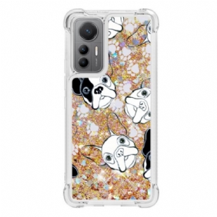 Coque Xiaomi 12 Lite Paillettes Mr Chien