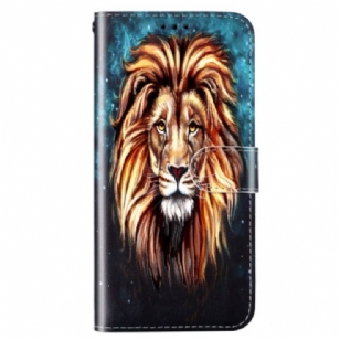 Housse xiaomi 12 Lite Lion à Lanière