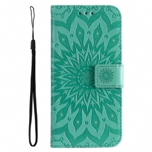 Housse Xiaomi 12 Lite Mandala Soleil avec Lanière