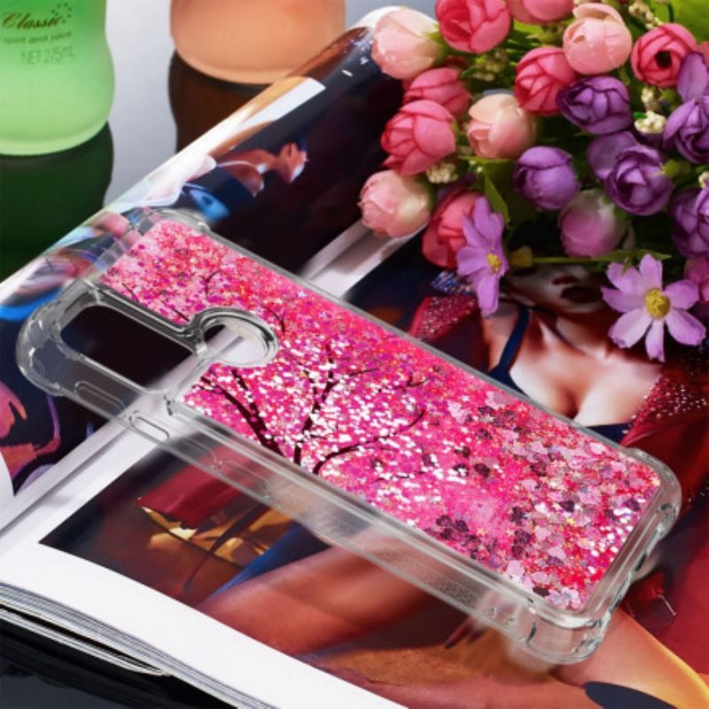 Coque Moto G30 / Moto G10 Arbre Paillettes