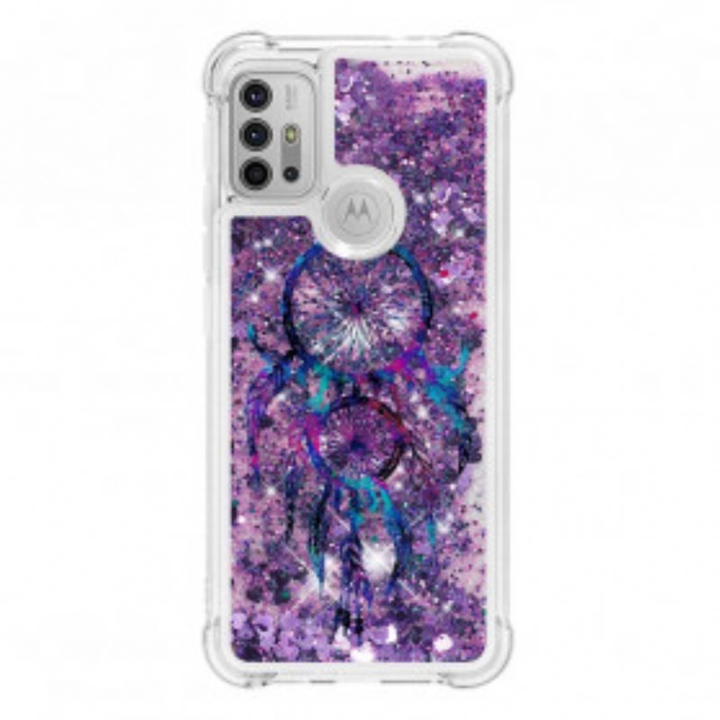 Coque Moto G30 / Moto G10 Attrape Rêves Paillettes