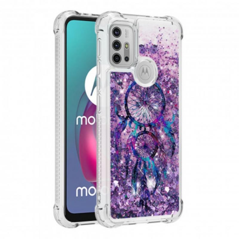 Coque Moto G30 / Moto G10 Attrape Rêves Paillettes