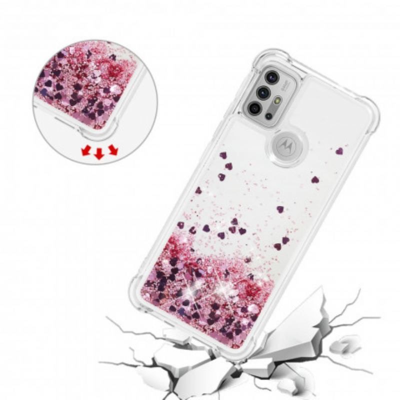 Coque Moto G30 / Moto G10 Désires Paillettes