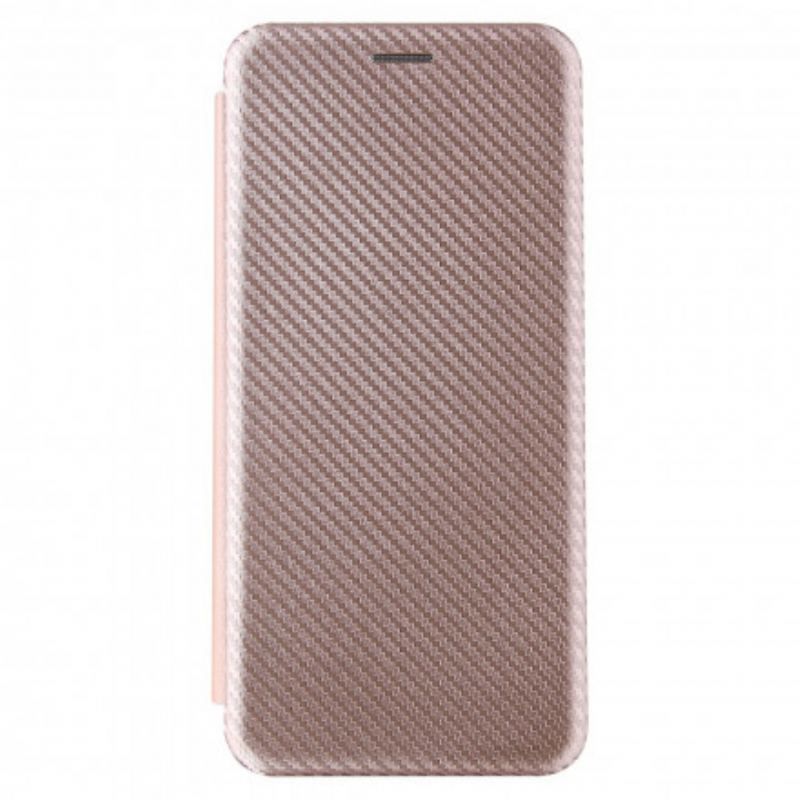 Flip Cover Moto G30 / Moto G10 Silicone Carbone Coloré