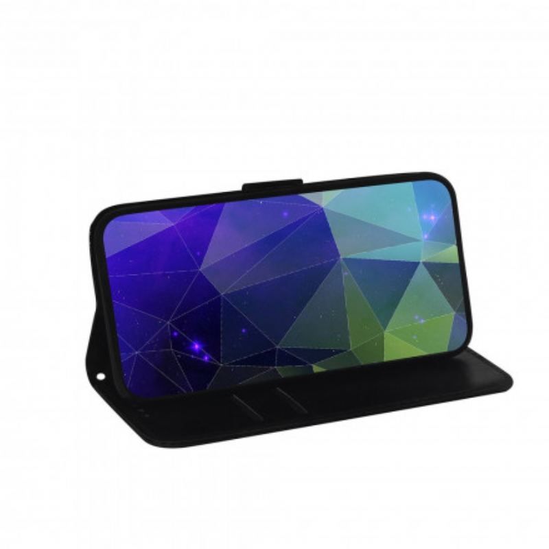 Housse Moto G30 / Moto G10 Simili Cuir Couverture Miroir