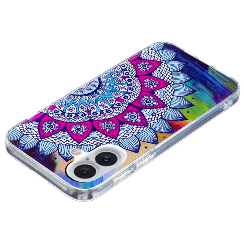 Coque iPhone 16 Fleur de Mandala