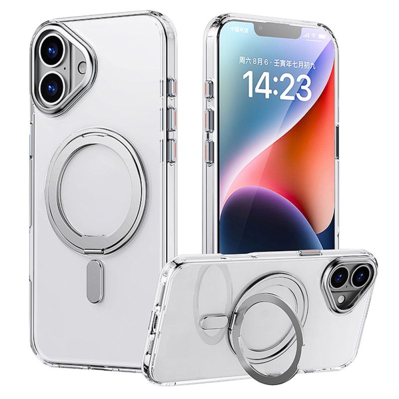 Coque iPhone 16 Magnétique Support Rotatif