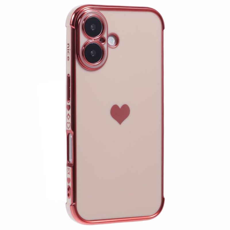 Coque iPhone 16 Motif Coeur