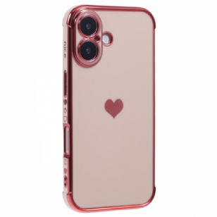 Coque iPhone 16 Motif Coeur