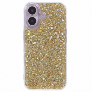 Coque iPhone 16 Paillettes