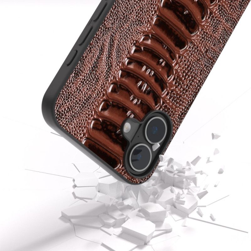 Coque iPhone 16 Style Crocodile