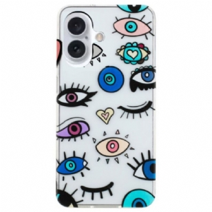 Coque iPhone 16 Yeux