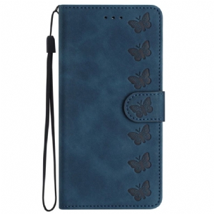 Housse iPhone 16 Frise Papillons