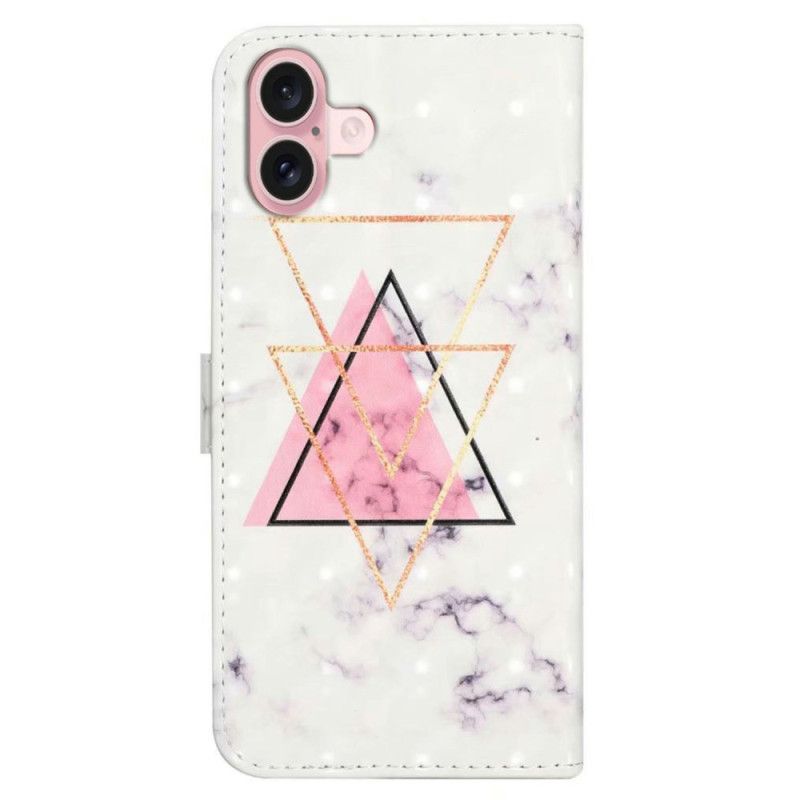 Housse iPhone 16 Marbre Triangle