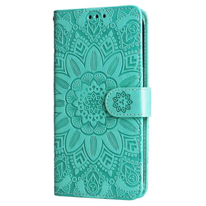 Housse iPhone 16 Motif Tournesol à Lanière