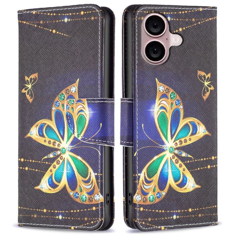 Housse iPhone 16 Papillon Bijoux