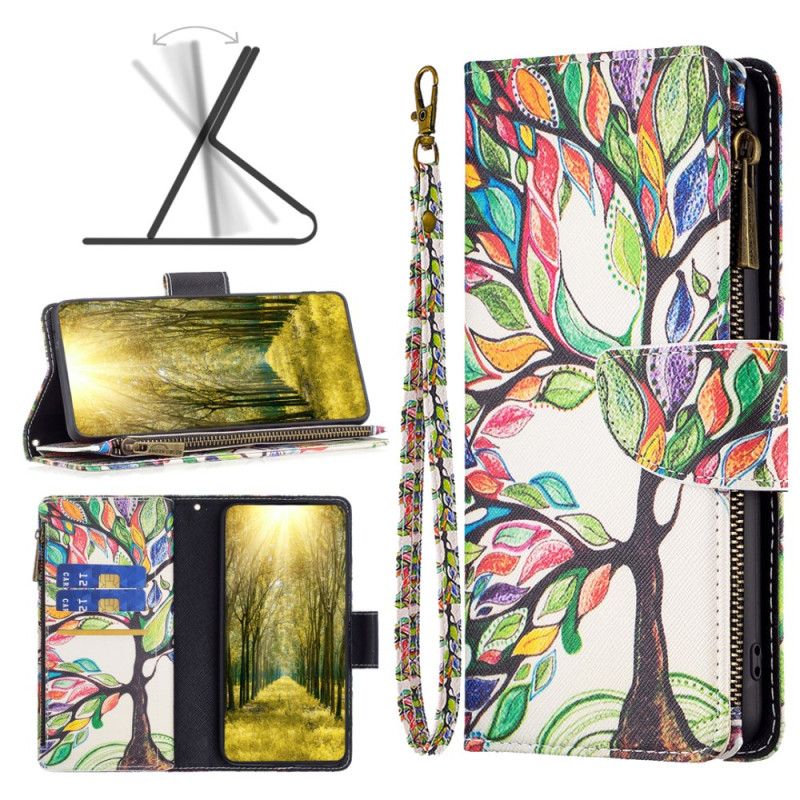 Housse iPhone 16 Portefeuille Arbre de Vie