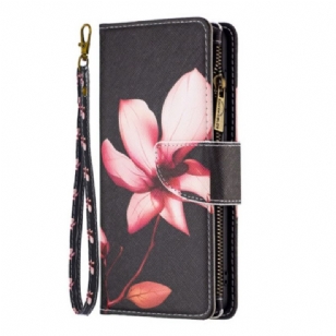 Housse iPhone 16 Portefeuille Lotus