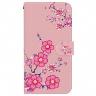 Housse iPhone 16 Sakura à Lanière