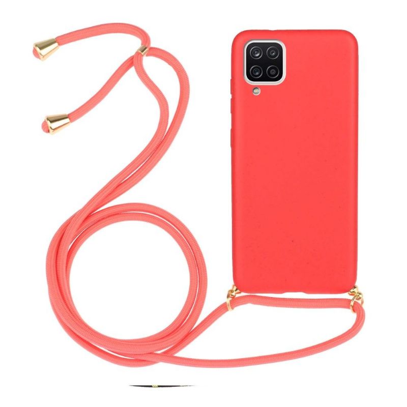 Coque Samsung Galaxy A12 / M12 avec cordon bandoulière