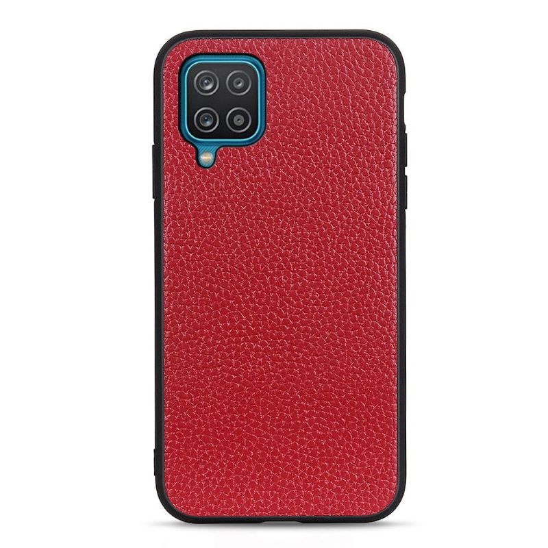 Coque Samsung Galaxy A12 / M12 cuir véritable grainé