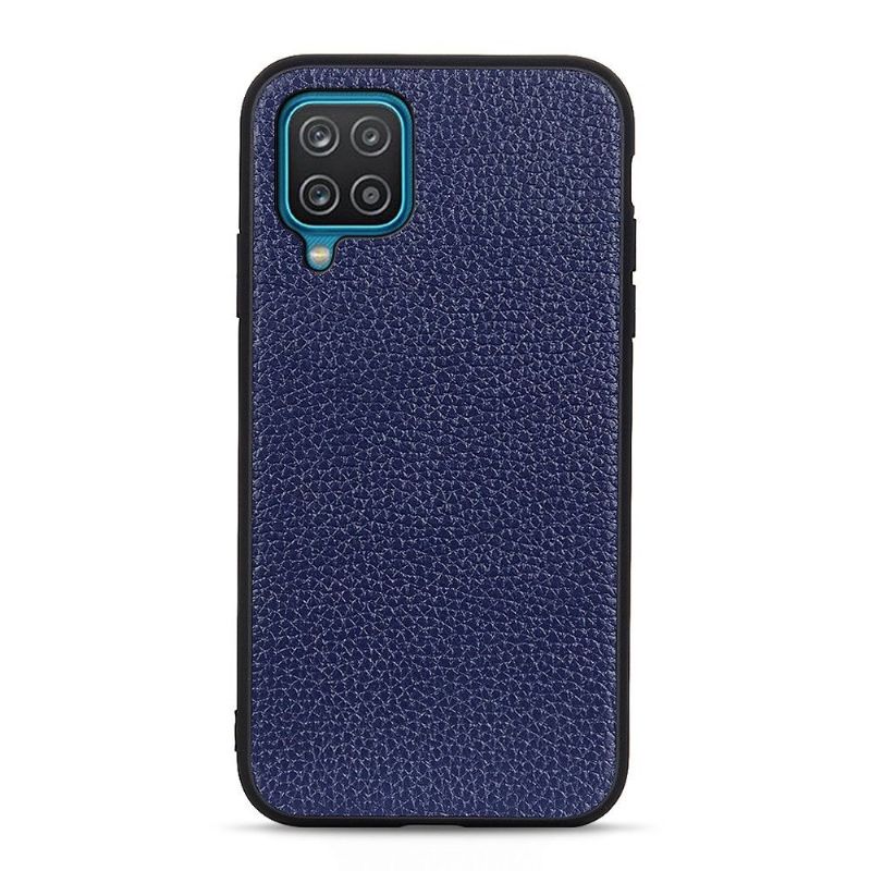 Coque Samsung Galaxy A12 / M12 cuir véritable grainé