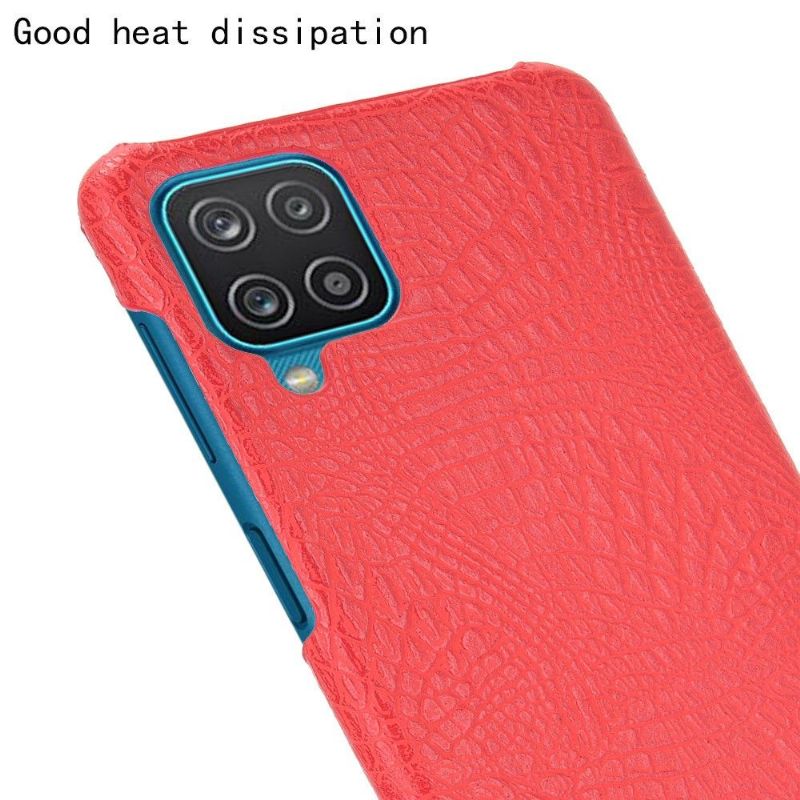 Coque Samsung Galaxy A12 / M12 effet peau de croco