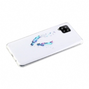 Coque Samsung Galaxy A12 / M12 plumes et oiseaux