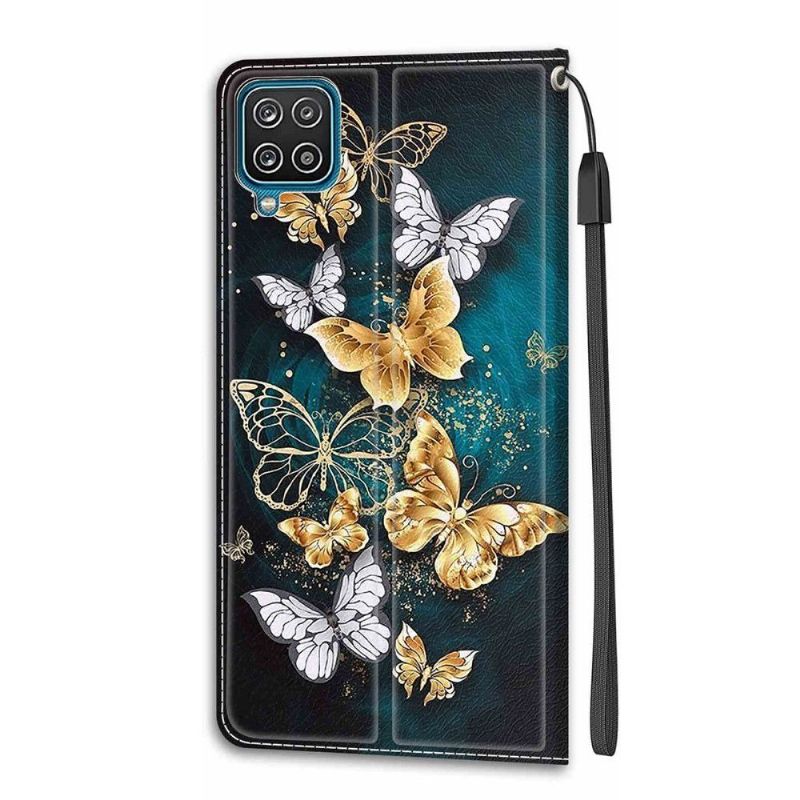 Housse Samsung Galaxy A12 / M12 Butterflies