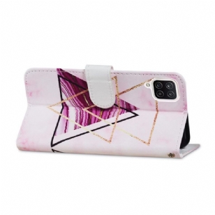 Housse Samsung Galaxy A12 / M12 Design Triangles