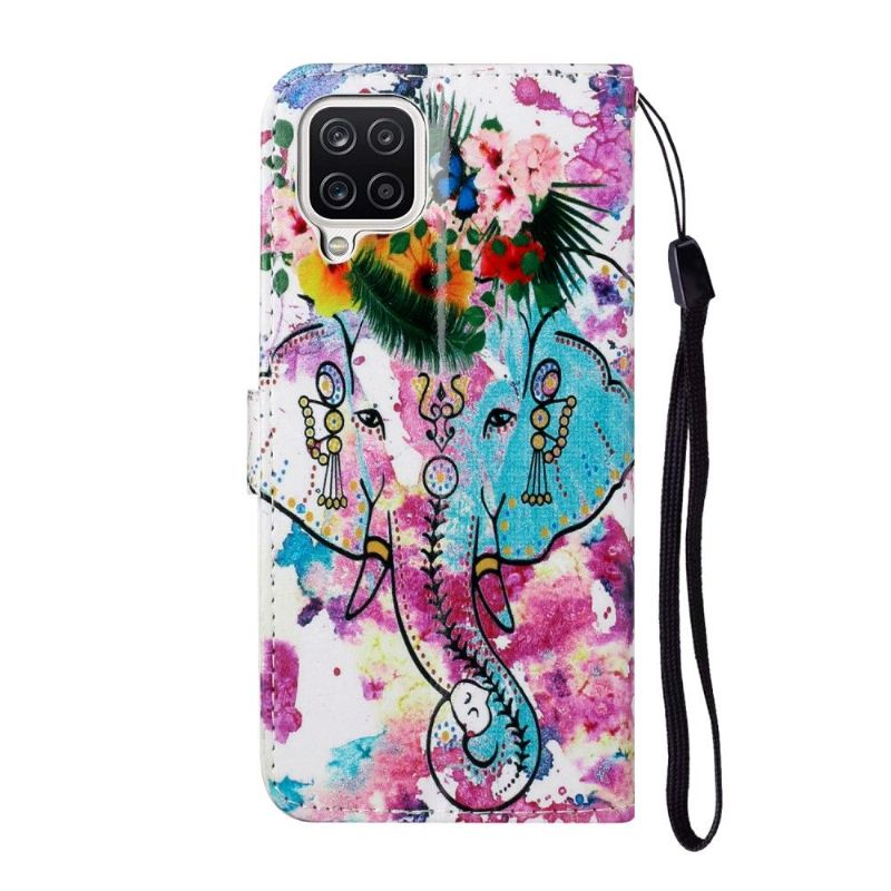 Housse Samsung Galaxy A12 / M12 Éléphant tropical