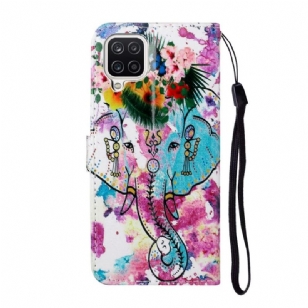 Housse Samsung Galaxy A12 / M12 Éléphant tropical