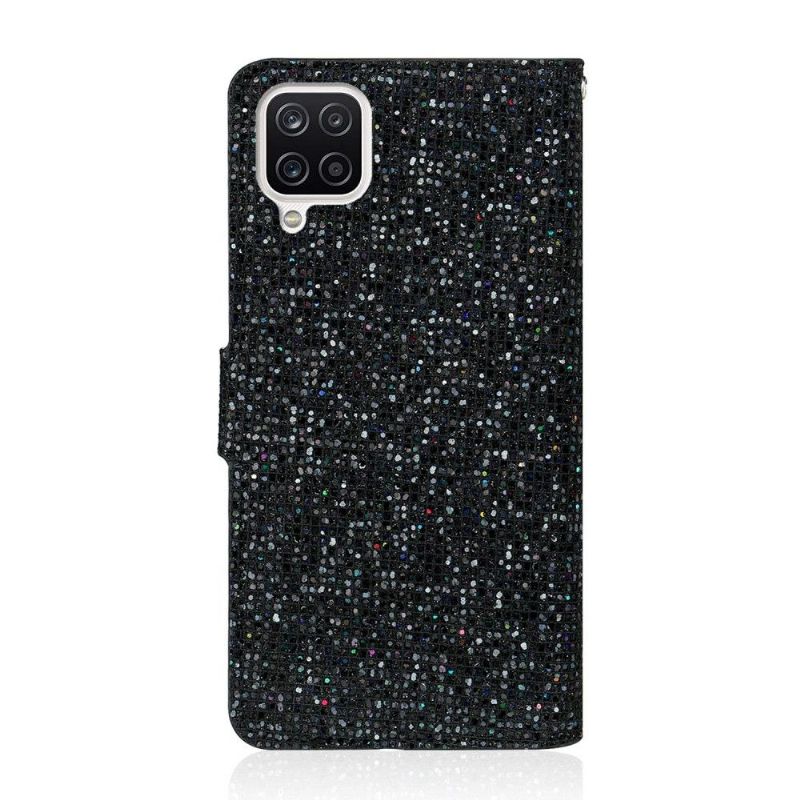 Housse Samsung Galaxy A12 / M12 Glitter Porte Cartes