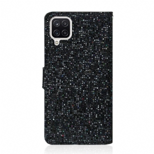 Housse Samsung Galaxy A12 / M12 Glitter Porte Cartes