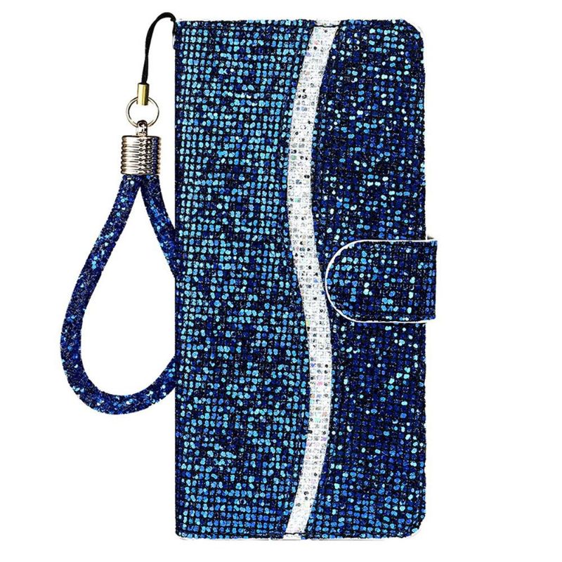 Housse Samsung Galaxy A12 / M12 Glitter Porte Cartes