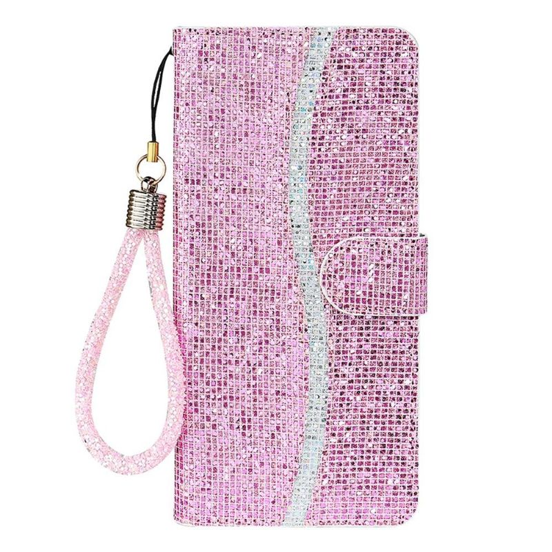 Housse Samsung Galaxy A12 / M12 Glitter Porte Cartes