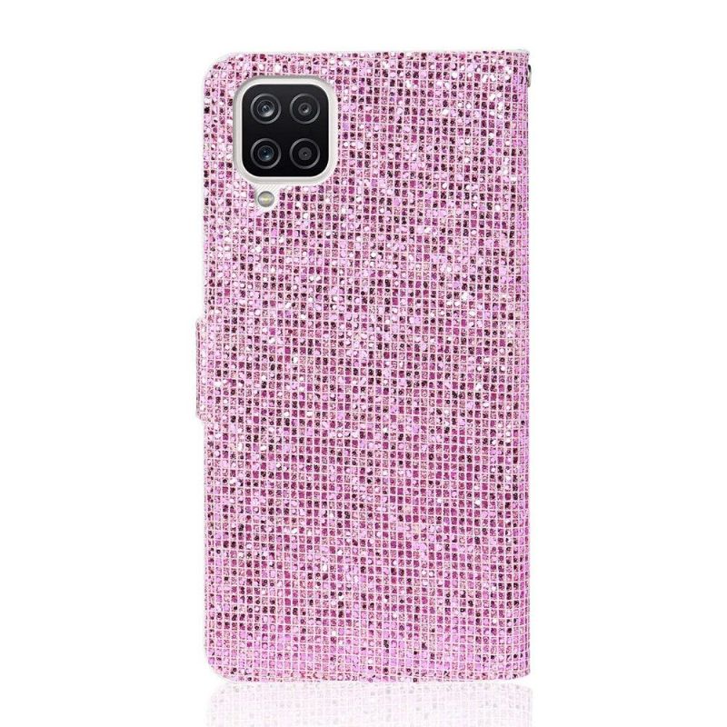 Housse Samsung Galaxy A12 / M12 Glitter Porte Cartes