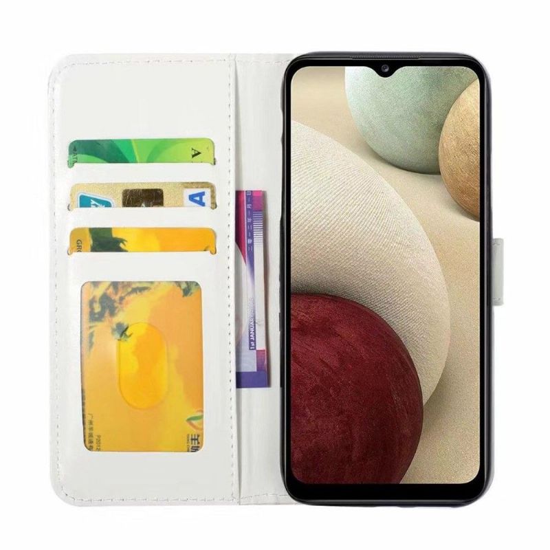 Housse Samsung Galaxy A12 / M12 Paon fleur