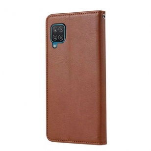 Housse Samsung Galaxy A12 / M12 simili cuir stand case