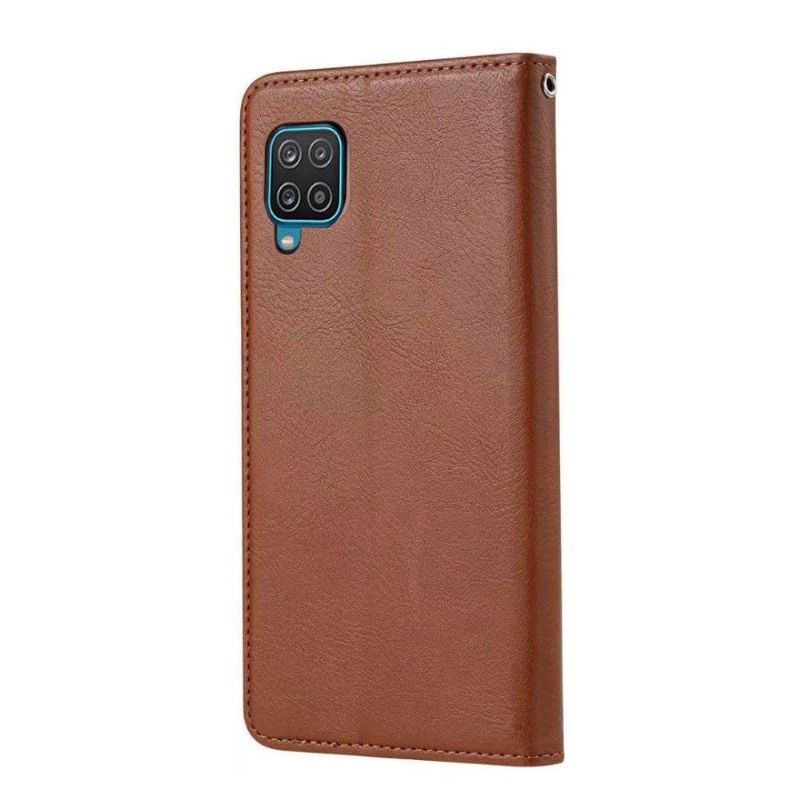 Housse Samsung Galaxy A12 / M12 simili cuir stand case