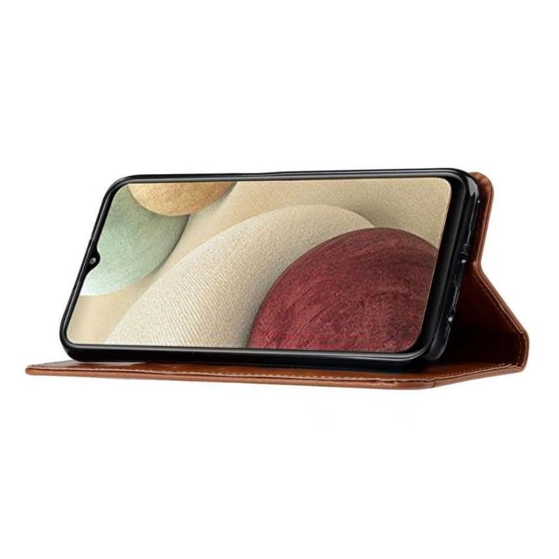 Housse Samsung Galaxy A12 / M12 simili cuir stand case