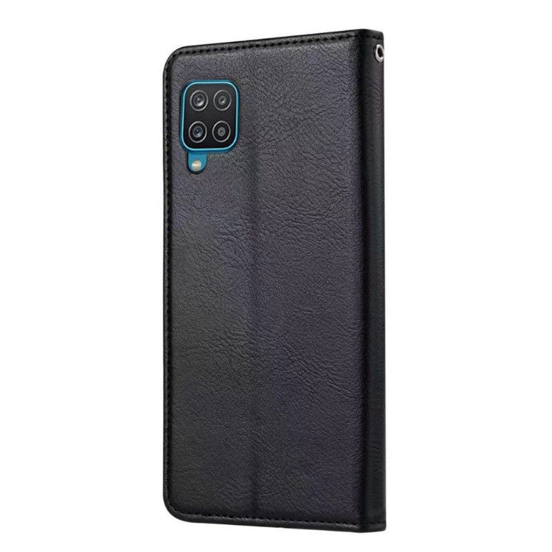 Housse Samsung Galaxy A12 / M12 simili cuir stand case