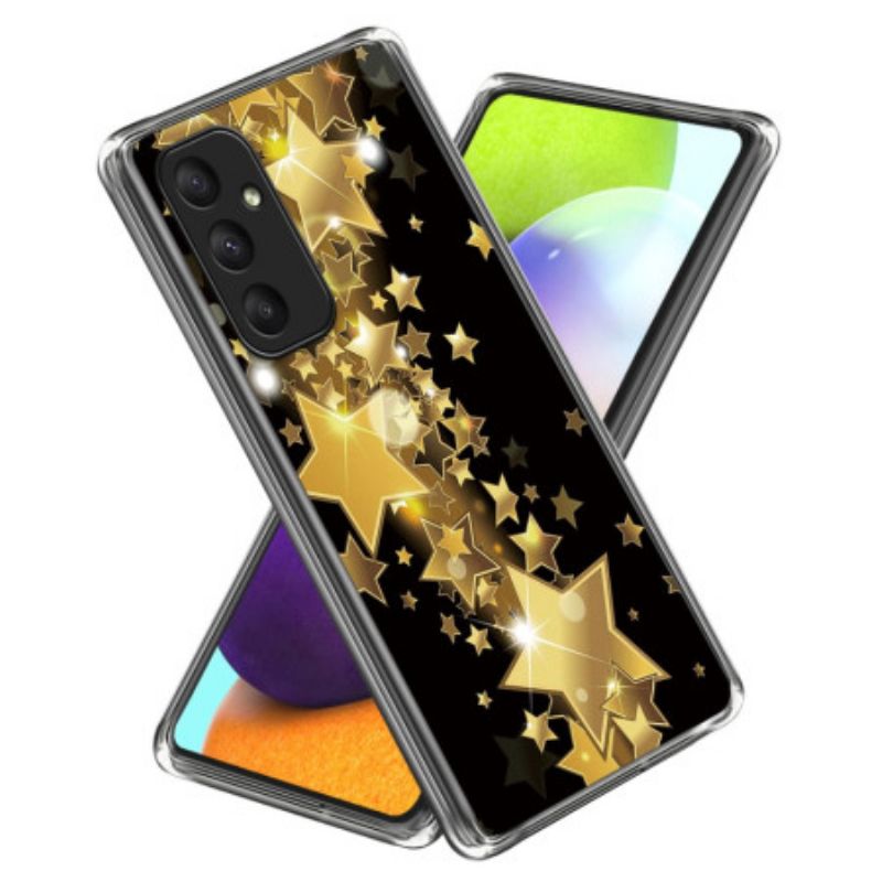 Coque Samsung Galaxy A55 5G Étoiles dorées